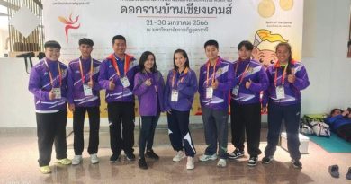 นักศึกษาเข้าร่วมการแข่งขันกีฬามหาวิทยาลัยแห่งประเทศไทย ครั้งที่ 48
